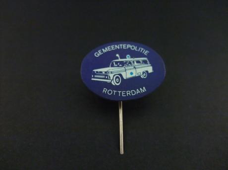 Gemeentepolitie Rotterdam Chevrolet C10 gesloten bestelauto, surveillance auto 1962